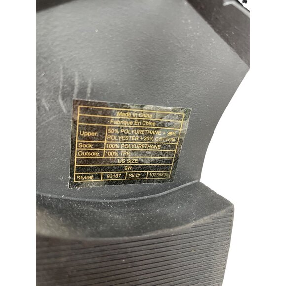 Torrid Womans Black Non Leather Below Knee Riding Boots SKU 9584 - Picture 5 of 12